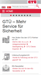 Mobile Screenshot of gtue.de