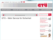 Tablet Screenshot of gtue.de